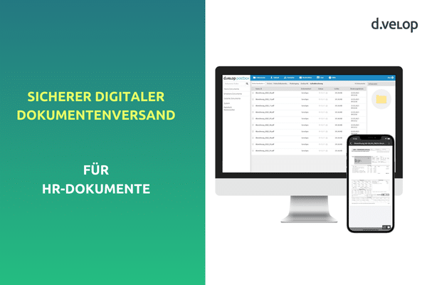 Sicherer digitaler Dokumentenversand für HR-Dokumente