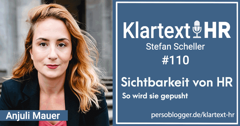 Podcast Klartext HR Folge 110 mit Anjuli Mauer - Sichtbarkeit von HR