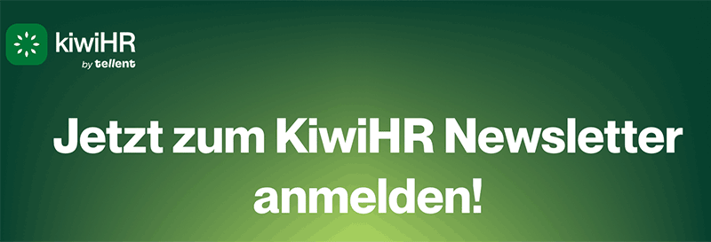 Anmeldung zum KiwiHR Newsletter